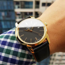 Load image into Gallery viewer, Tissot T Classic Dream Black Dial Black Leather Strap Watch for Men - T033.410.36.051.01