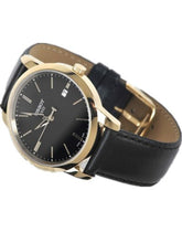 Load image into Gallery viewer, Tissot T Classic Dream Black Dial Black Leather Strap Watch for Men - T033.410.36.051.01