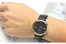 Load image into Gallery viewer, Tissot T Classic Dream Black Dial Black Leather Strap Watch for Men - T033.410.36.051.01