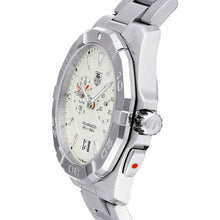 Load image into Gallery viewer, Tag Heuer Aquaracer Chronograph White Dial Silver Steel Strap Watch for Men - WAY111Y.BA0928