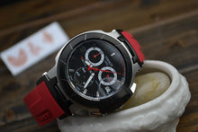 Load image into Gallery viewer, Tissot T Race Chronograph Black Dial Red Rubber Strap Watch for Men - T048.417.27.057.01