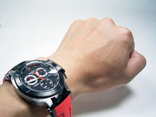 Load image into Gallery viewer, Tissot T Race Chronograph Black Dial Red Rubber Strap Watch for Men - T048.417.27.057.01