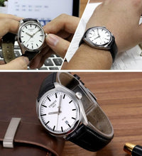 Load image into Gallery viewer, Tissot T Classic PR 100 White Dial Black Leather Strap Watch for Men - T101.410.16.031.00