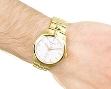 Load image into Gallery viewer, Tissot T Classic PR 100 Quartz White Dial Gold Steel Strap Watch for Men - T101.410.33.031.00