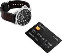 Load image into Gallery viewer, Seiko 5 Sports SKX Automatic Black Dial Black Leather Strap Watch for Men - SRPD55K2