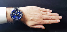 Load image into Gallery viewer, Tissot Seastar 1000 Chronograph Blue Dial Silver Steel Strap Watch For Men - T120.417.11.041.00
