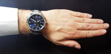 Load image into Gallery viewer, Tissot T Sport Chrono XL Classic Blue Dial Silver Steel Strap Watch For Men - T116.617.11.047.01