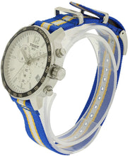 Load image into Gallery viewer, Tissot Quickster Chronograph NBA Golden State Warriors White Dial Two Tone NATO Strap Watch for Men - T095.417.17.037.15