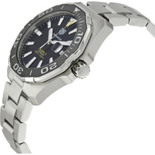 Load image into Gallery viewer, Tag Heuer Aquaracer Black Dial Silver Steel Strap Strap Watch for Men - WAY201A.BA0927