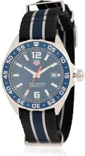 Load image into Gallery viewer, Tag Heuer Formula 1 Quartz Blue Dial Two Tone NATO Strap Watch for Men - WAZ1010.FC8197