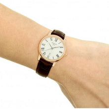 Load image into Gallery viewer, Tissot Carson Premium Lady Silver Dial Brown Leather Strap Watch For Women - T122.210.36.033.00
