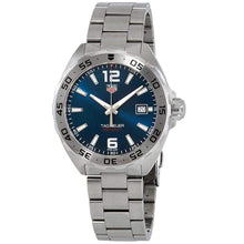Load image into Gallery viewer, Tag Heuer Formula 1 Blue Dial Silver Steel Strap Watch for Men - WAZ1118.BA0875