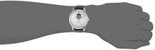 Load image into Gallery viewer, Tissot T Classic Tradition Powermatic 80 Open Heart Silver Dial Brown Leather Strap Watch for Men - T063.907.16.038.00