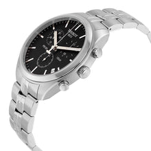 Load image into Gallery viewer, Tissot T Classic PR 100 Chronograph Black Dial Silver Steel Strap Watch for Men - T101.417.11.051.00