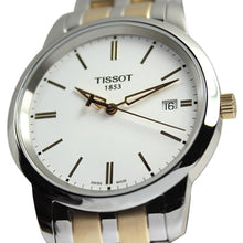 Load image into Gallery viewer, Tissot T Classic Dream White Dial Two Tone Steel Strap Watch for Men - T033.410.22.011.01
