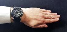 Load image into Gallery viewer, Tissot T Race Chronograph Anthracite Black Dial Black Silicone Strap Watch For Men - T115.417.37.061.03