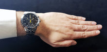 Load image into Gallery viewer, Tissot PRC 200 Chronograph Black Dial Silver Steel Strap Watch For Men - T114.417.11.057.00