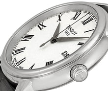 Load image into Gallery viewer, Tissot T Classic Carson White Dial Black Leather Strap Watch for Men - T085.410.16.013.00