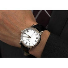 Load image into Gallery viewer, Tissot T Classic Carson White Dial Black Leather Strap Watch for Men - T085.410.16.013.00