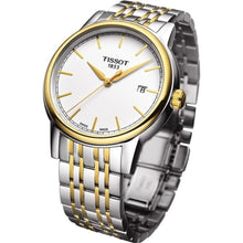 Load image into Gallery viewer, Tissot T Classic Carson Quartz White Dial Two Tone Steel Strap Watch for Men - T085.410.22.011.00