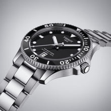 Load image into Gallery viewer, Tissot Seastar 1000 Blue Dial Silver Steel Strap Watch For Men - T120.410.11.041.00