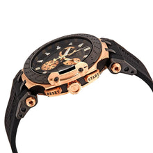 Load image into Gallery viewer, Tissot T Race Chronograph Black Dial Black Silicone Strap Watch For Men - T115.417.37.051.00