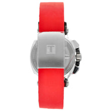 Load image into Gallery viewer, Tissot T Race Chronograph Black Dial Red Rubber Strap Watch for Men - T048.417.27.057.01