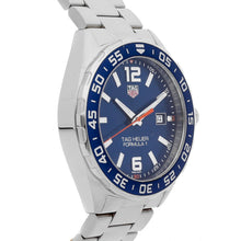 Load image into Gallery viewer, Tag Heuer Formula 1 Quartz Blue Dial Silver Steel Strap Watch for Men - WAZ1010.BA0842