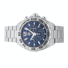 Load image into Gallery viewer, Tag Heuer Formula 1 Chronograph Blue Dial Silver Steel Strap Watch for Men - CAZ101K.BA0842