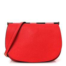Load image into Gallery viewer, Taurillon Clemence Chevre Mysore Saut 25 Rouge De Coeur Rose Azalee Rouge Sellier