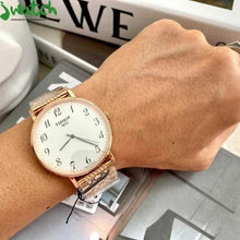 Load image into Gallery viewer, Tissot T Classic Everytime White Dial Rose Gold Mesh Bracelet Watch for Men - T109.610.33.032.00