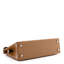 Load image into Gallery viewer, Chevre Chamkila Clou de Coeur Mini Kelly Sellier 20 Bronze Dore