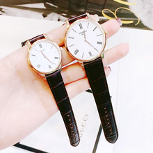 Load image into Gallery viewer, Tissot Tradition 5.5 White Dial Brown Leather Strap Watch for Men - T063.409.36.018.00