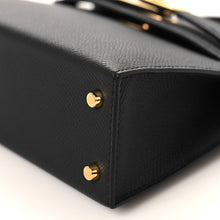 Load image into Gallery viewer, Epsom Mini Kelly Sellier 20 Black