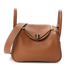 Load image into Gallery viewer, Taurillon Clemence Mini Lindy 20 Gold