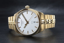 Load image into Gallery viewer, Tissot T Classic PR 100 Quartz White Dial Gold Steel Strap Watch for Men - T101.410.33.031.00