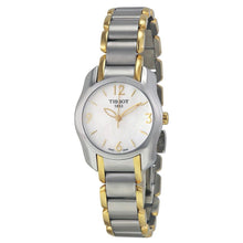 Load image into Gallery viewer, Tissot T Wave Mother of Pearl Dial Two Tone Steel Strap Watch for Women - T023.210.22.117.00