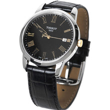 Load image into Gallery viewer, Tissot T Classic Dream Black Dial Black Leather Strap Watch for Men - T033.410.26.053.01