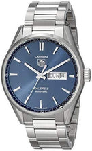 Load image into Gallery viewer, Tag Heuer Carrera Automatic Blue Dial Silver Steel Strap Watch for Men - WAR201E.BA0723