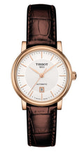 Load image into Gallery viewer, Tissot T Classic Carson Premium White Dial Brown Leather Strap Watch for Women - T122.207.36.031.00