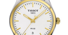 Load image into Gallery viewer, Tissot T Classic PR 100 White Dial Two Tone Steel Strap Watch for Men - T101.410.22.031.00