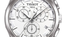 Load image into Gallery viewer, Tissot Couturier Chronograph White Dial Brown Leather Strap Watch For Men - T035.617.16.031.00