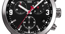 Load image into Gallery viewer, Tissot PRC 200 Chronograph Black Dial Black Rubber Strap Watch for Men - T114.417.17.057.00