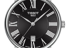 Load image into Gallery viewer, Tissot Carson Premium Black Dial Silver Steel Strap Watch For Men - T122.410.11.053.00
