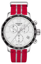 Load image into Gallery viewer, Tissot Quickster Chronograph NBA Houston Rockets Special Edition White Dial Two Tone NATO Strap Watch for Men - T095.417.17.037.12