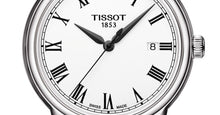 Load image into Gallery viewer, Tissot T Classic Carson White Dial Black Leather Strap Watch for Men - T085.410.16.013.00