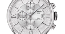 Load image into Gallery viewer, Tissot Chemin des Tourelles Automatic Chronograph White Dial Silver Steel Strap Watch for Men - T099.427.11.038.00