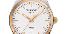 Load image into Gallery viewer, Tissot T Classic PR 100 Quartz White Dial Brown Leather Strap Watch for Men - T101.410.26.031.00