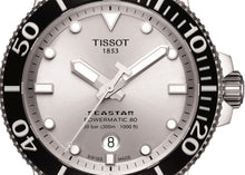 Load image into Gallery viewer, Tissot Seastar 1000 Powermatic 80 Silver Dial Silver Steel Strap Watch For Men - T120.407.11.031.00