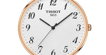 Load image into Gallery viewer, Tissot T Classic Everytime White Dial Rose Gold Mesh Bracelet Watch for Men - T109.610.33.032.00